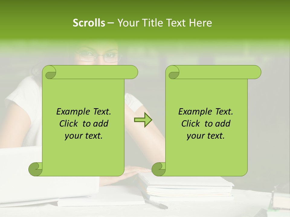Computer Black Laptop PowerPoint Template