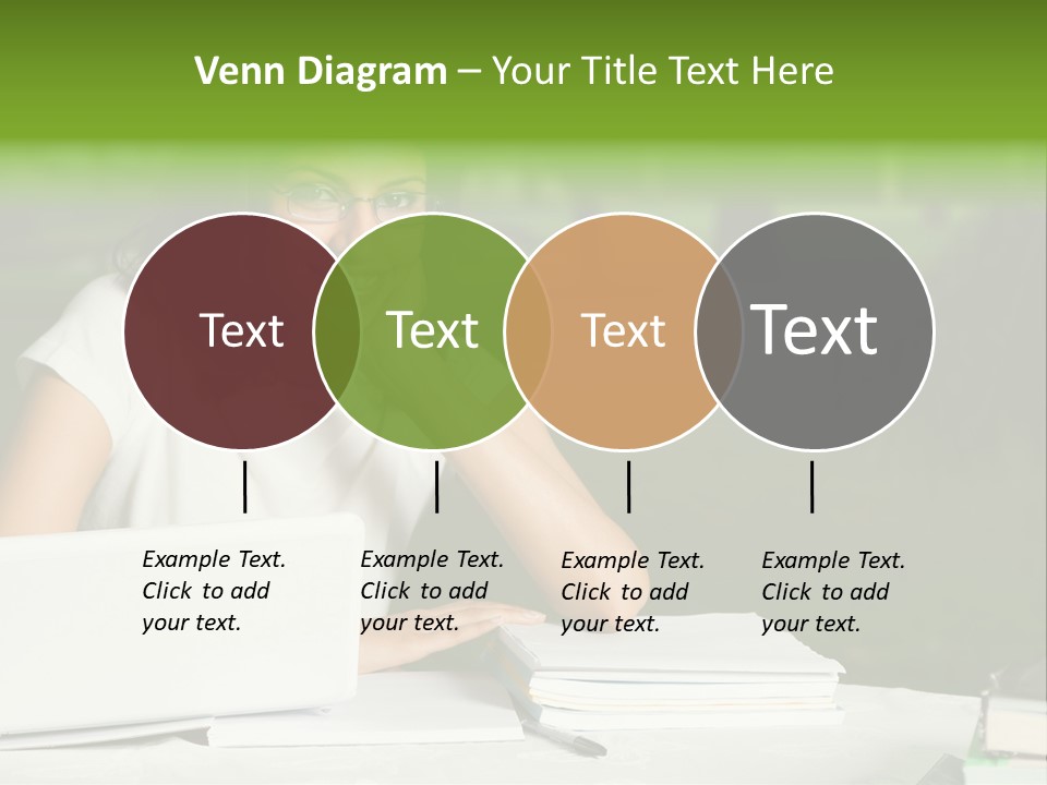 Computer Black Laptop PowerPoint Template