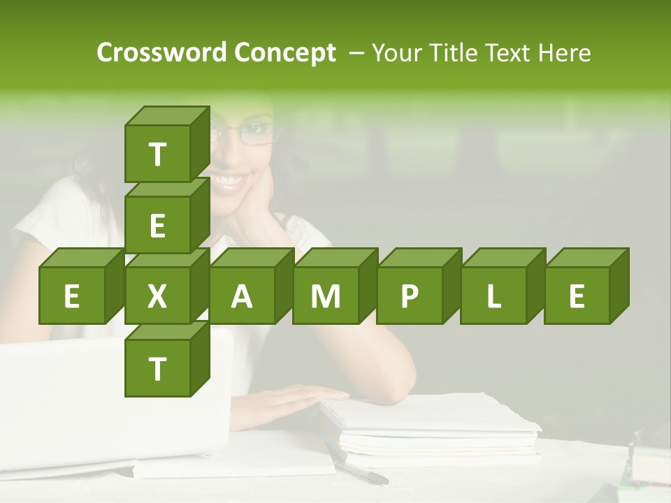 Computer Black Laptop PowerPoint Template