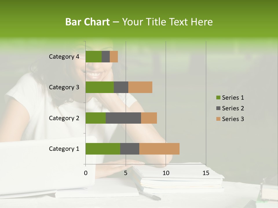 Computer Black Laptop PowerPoint Template