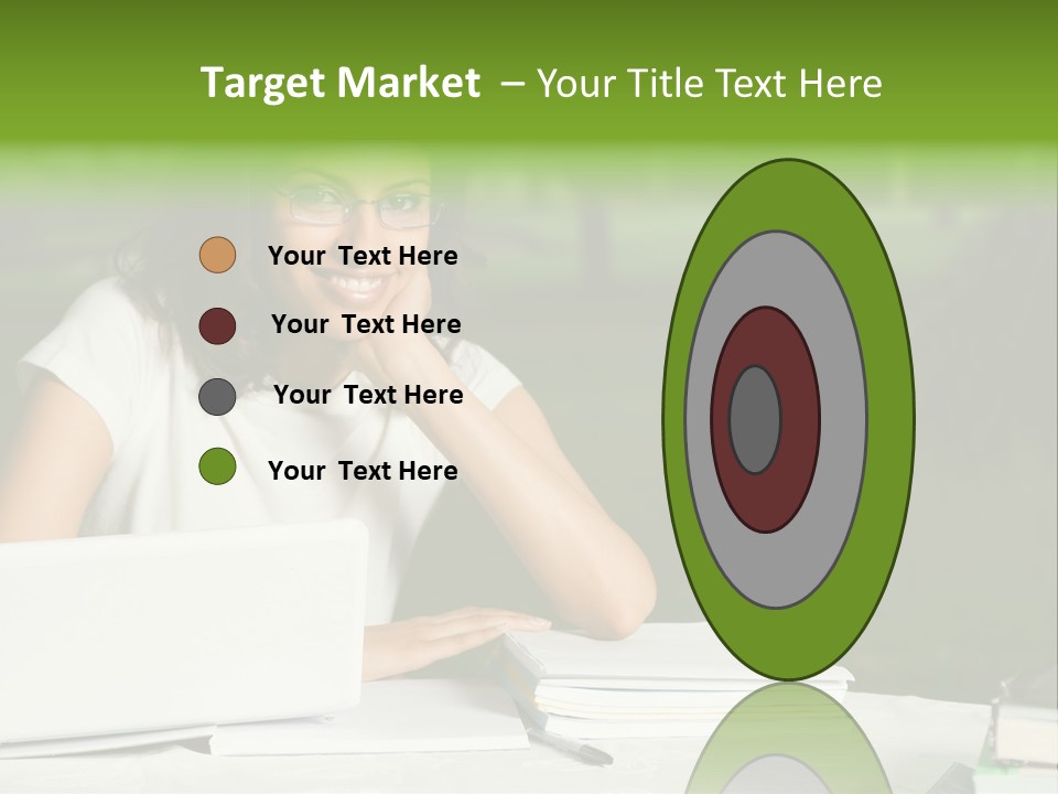 Computer Black Laptop PowerPoint Template