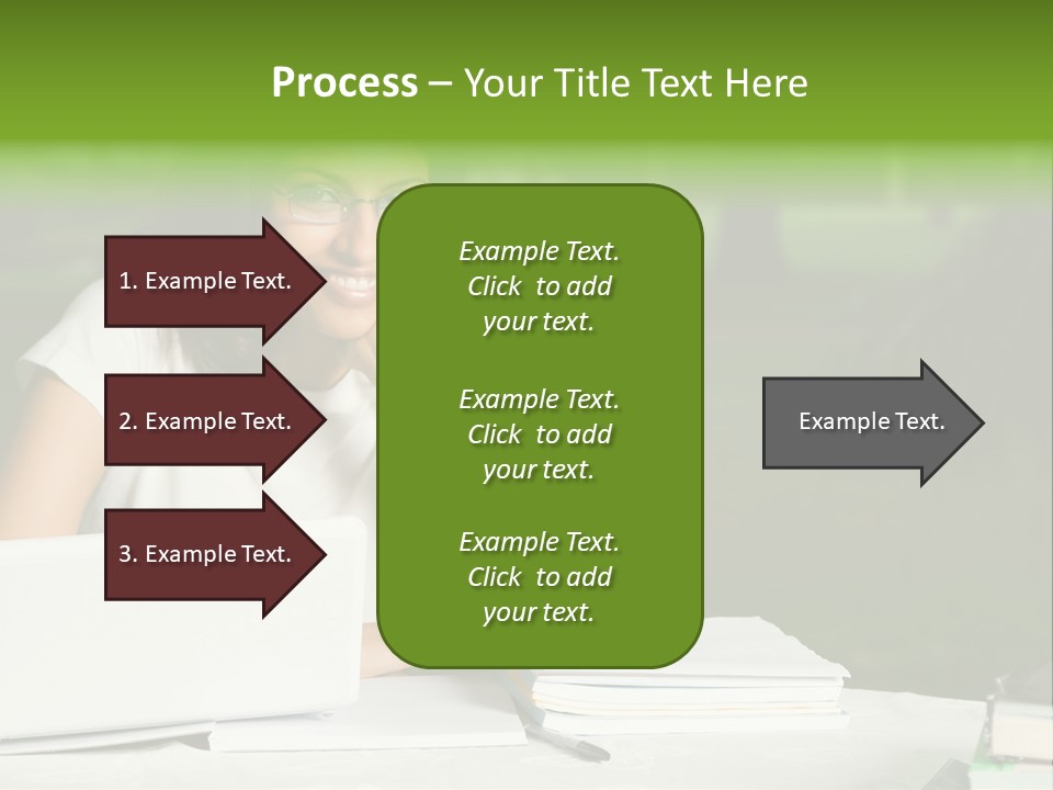 Computer Black Laptop PowerPoint Template