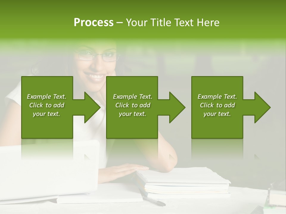 Computer Black Laptop PowerPoint Template