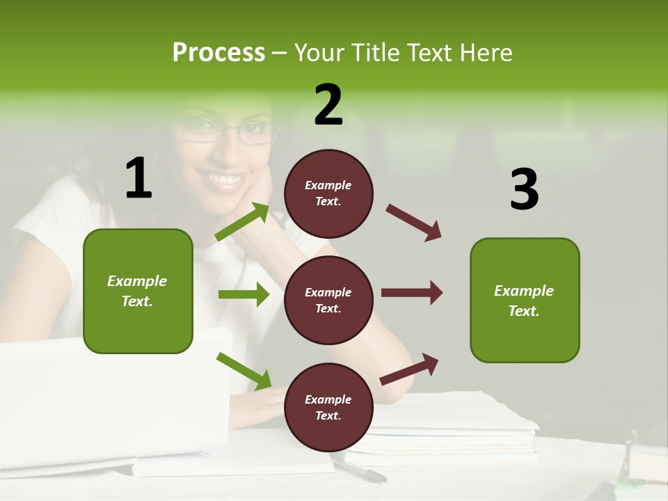 Computer Black Laptop PowerPoint Template