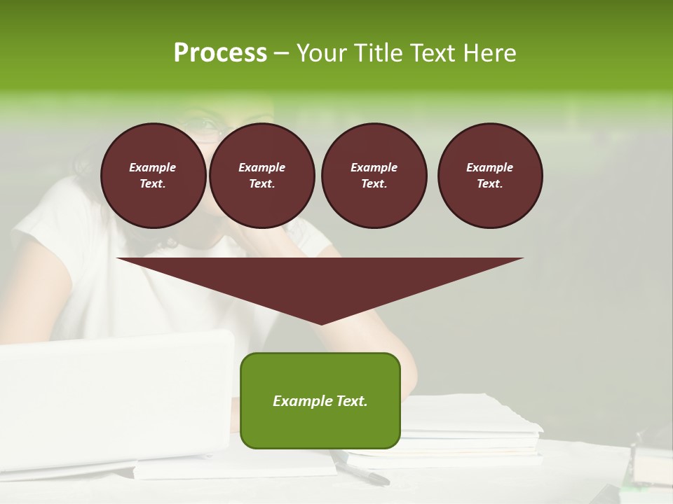Computer Black Laptop PowerPoint Template