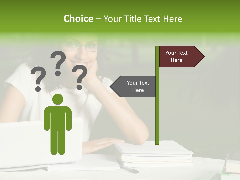 Computer Black Laptop PowerPoint Template