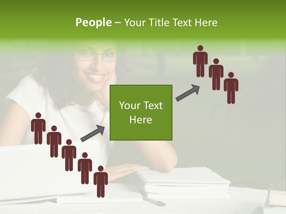 Computer Black Laptop PowerPoint Template