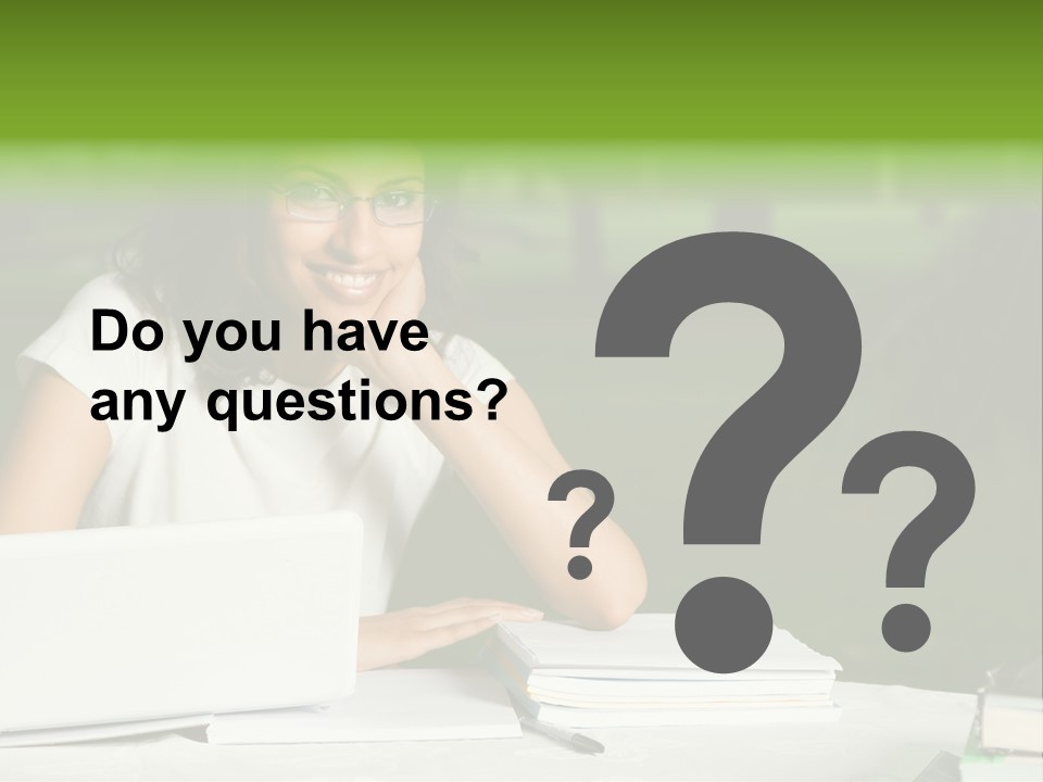 Computer Black Laptop PowerPoint Template