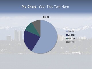 Downtown Bellevue Skyscrapers Seattle PowerPoint Template