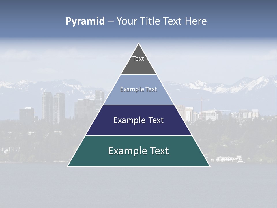 Downtown Bellevue Skyscrapers Seattle PowerPoint Template