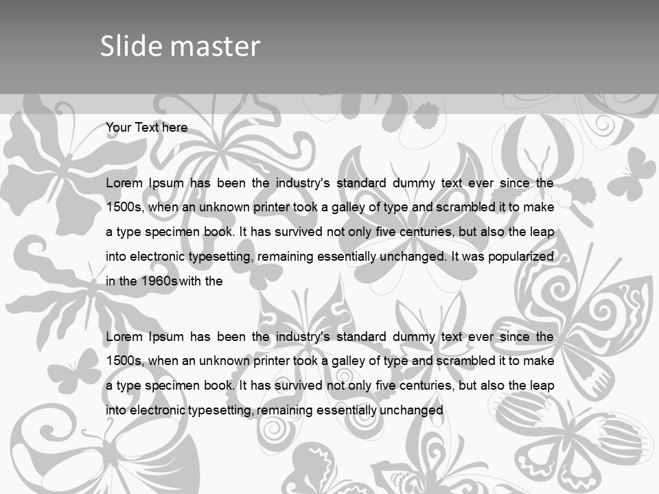 Creative Isolated Illustration PowerPoint Template