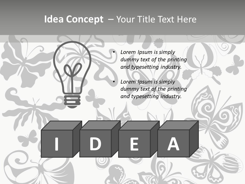Creative Isolated Illustration PowerPoint Template