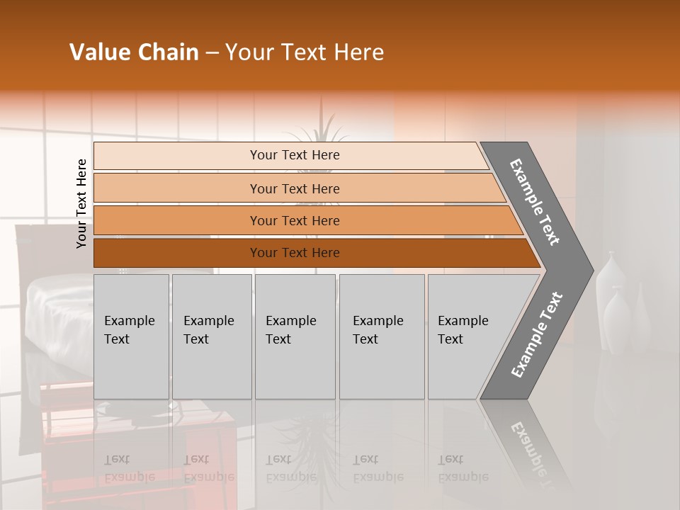 A Bedroom With A Bed And A Cabinet In It PowerPoint Template