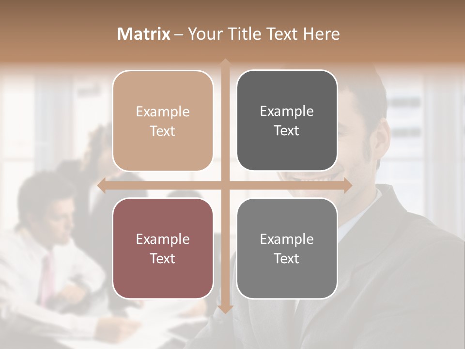 Color Domestic Samoyed PowerPoint Template