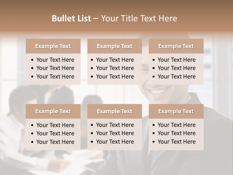 Color Domestic Samoyed PowerPoint Template