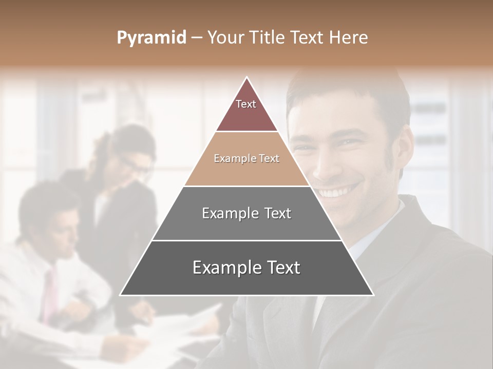 Color Domestic Samoyed PowerPoint Template