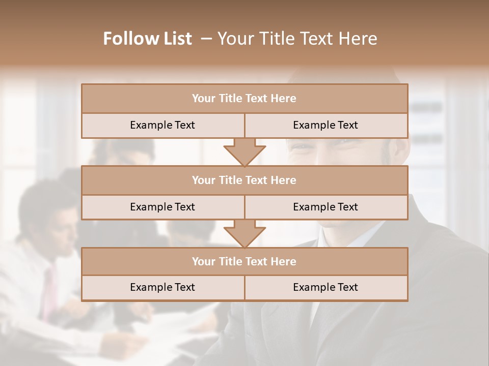 Color Domestic Samoyed PowerPoint Template