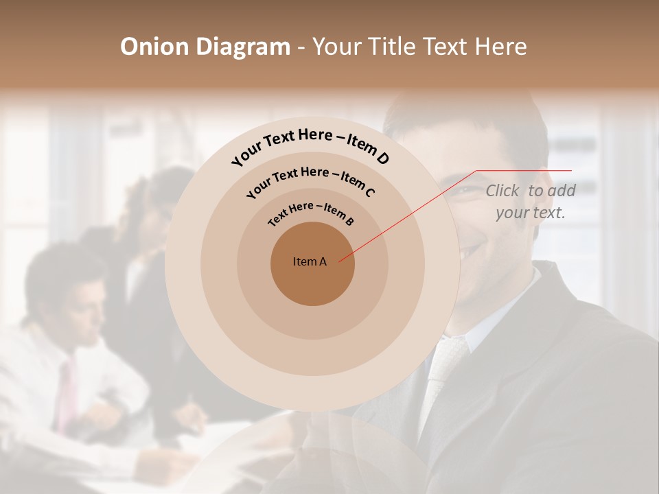 Color Domestic Samoyed PowerPoint Template