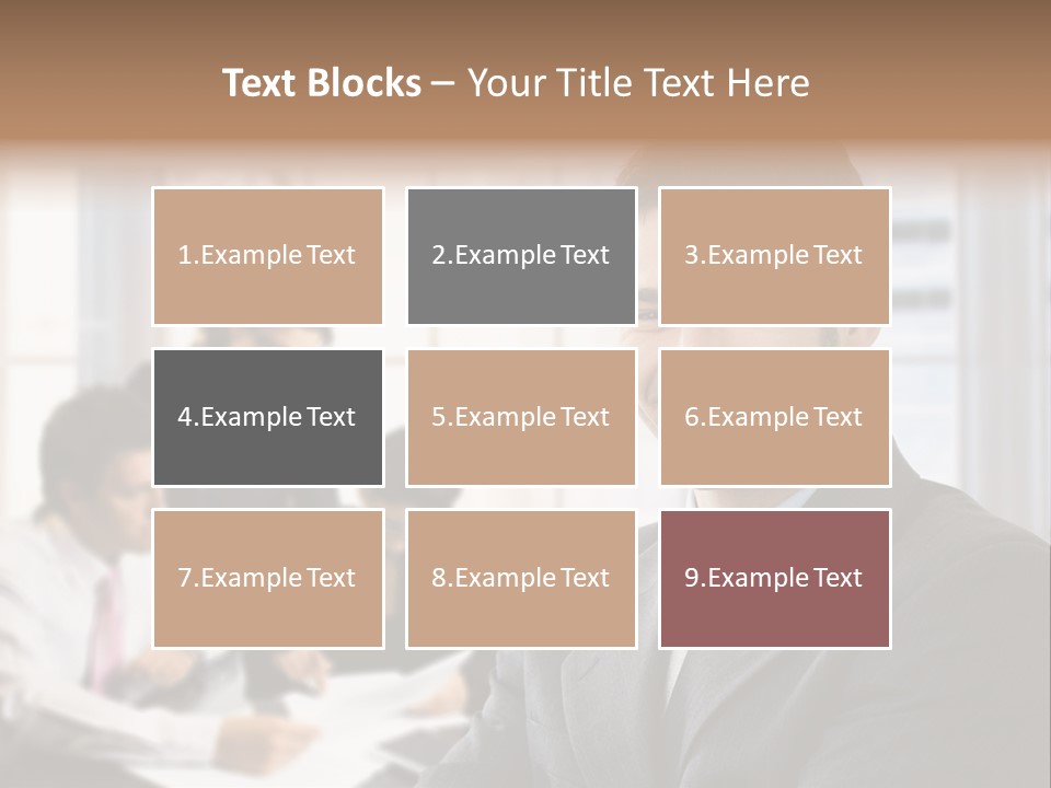 Color Domestic Samoyed PowerPoint Template