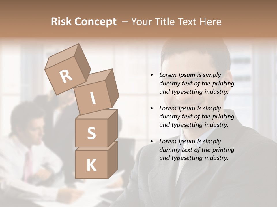 Color Domestic Samoyed PowerPoint Template