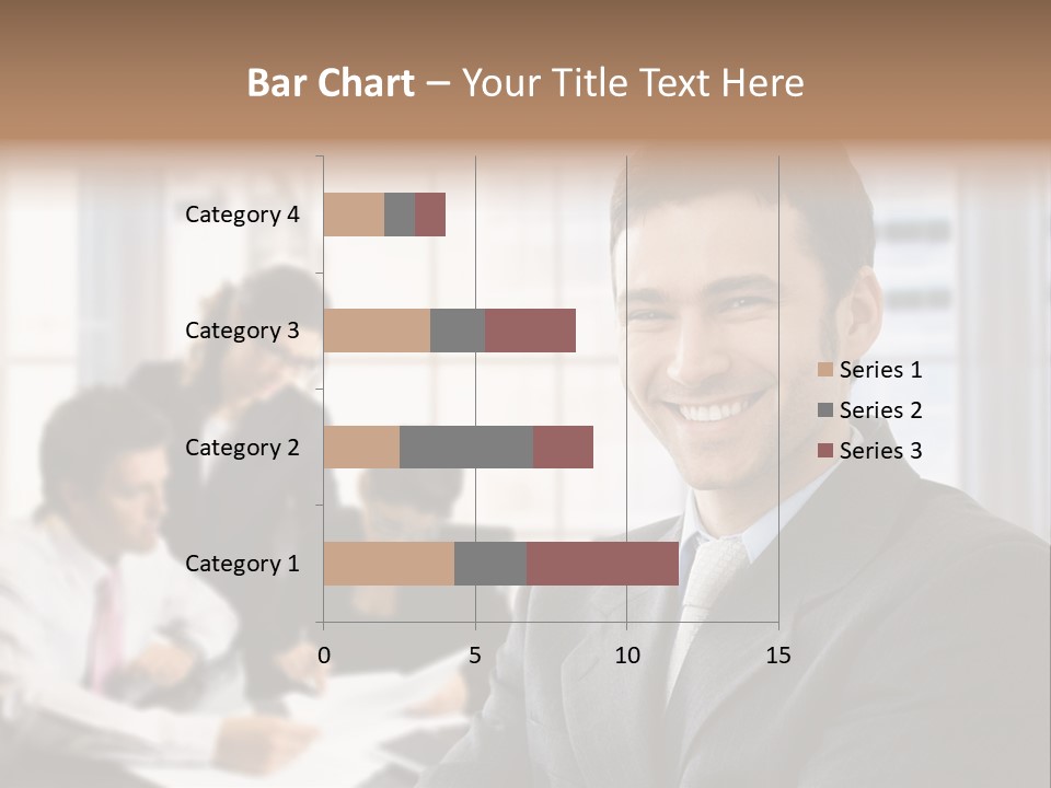 Color Domestic Samoyed PowerPoint Template