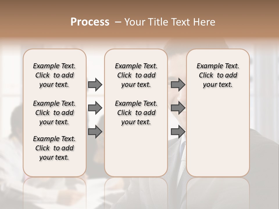 Color Domestic Samoyed PowerPoint Template