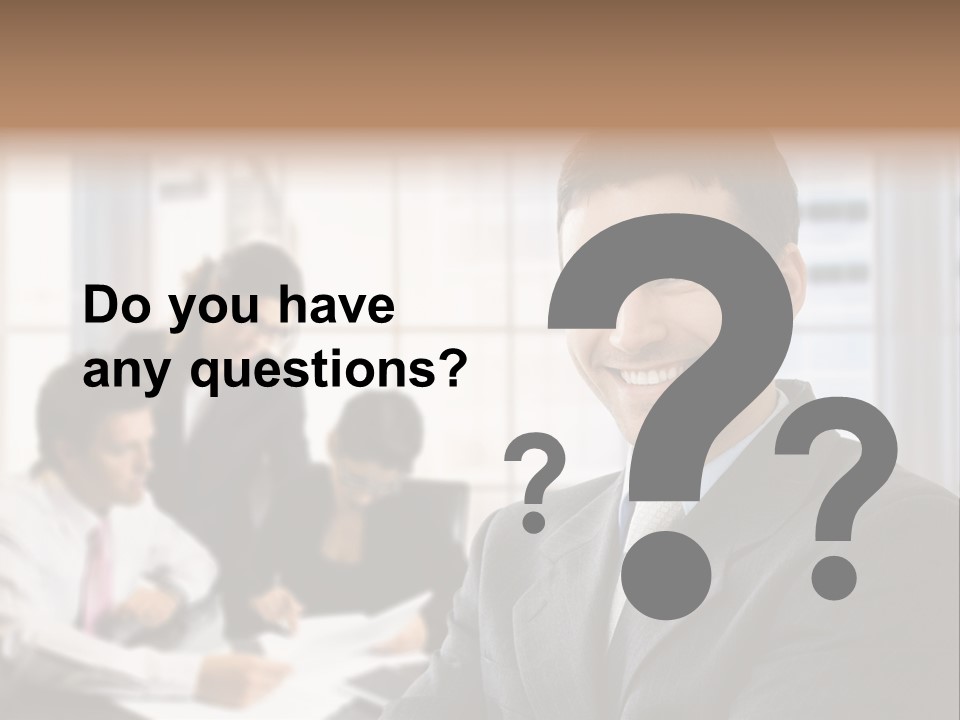 Color Domestic Samoyed PowerPoint Template