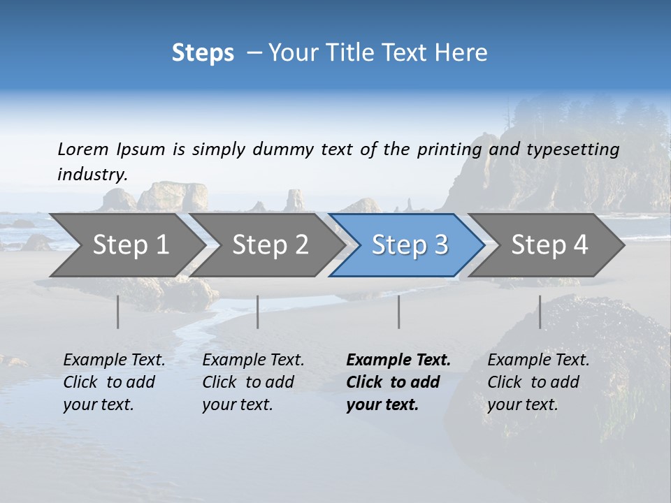 Shore Washington Travel PowerPoint Template