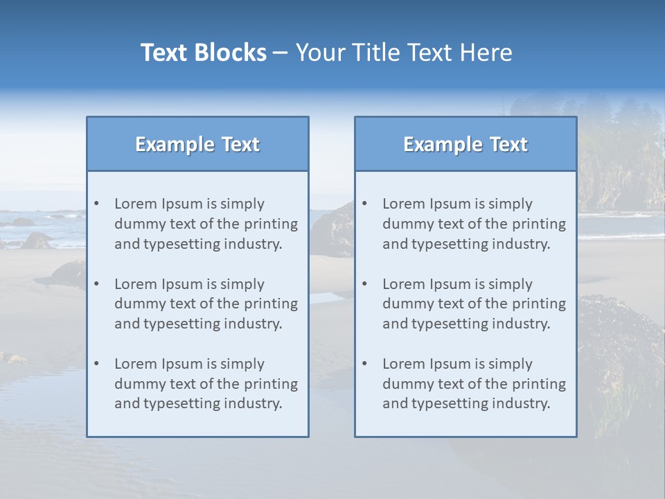 Shore Washington Travel PowerPoint Template