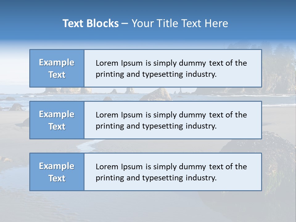 Shore Washington Travel PowerPoint Template