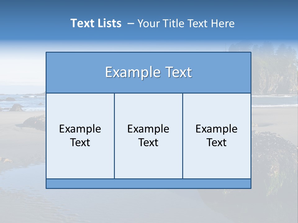 Shore Washington Travel PowerPoint Template