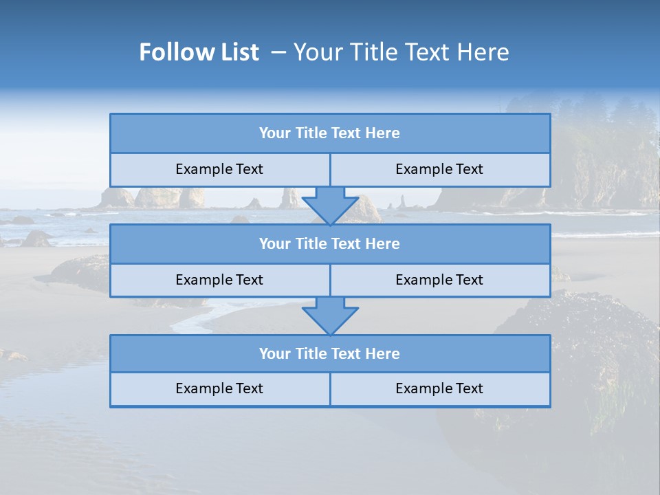 Shore Washington Travel PowerPoint Template