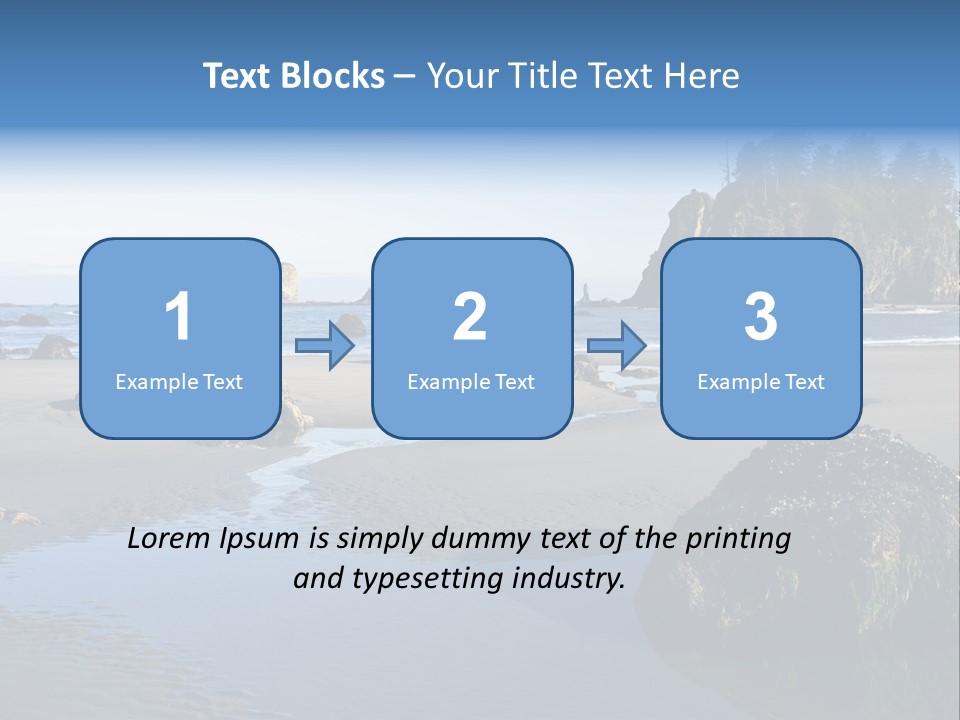 Shore Washington Travel PowerPoint Template