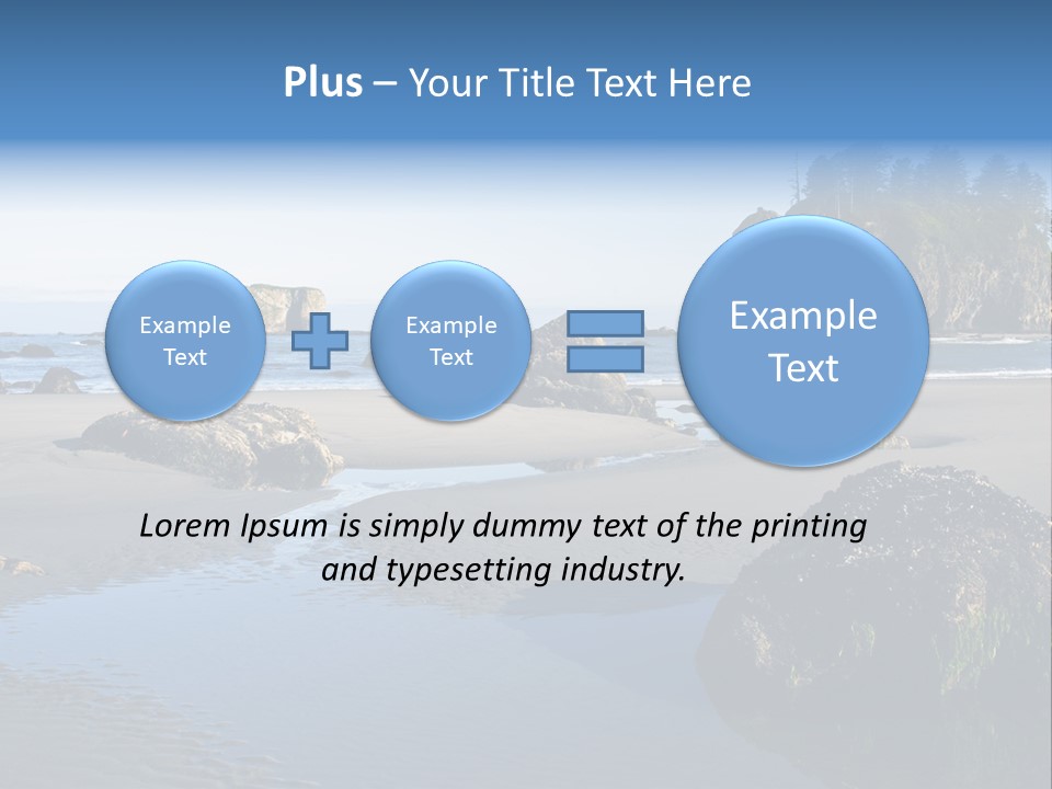 Shore Washington Travel PowerPoint Template