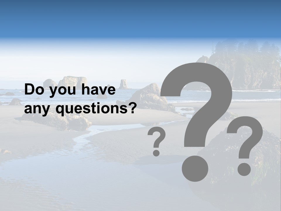 Shore Washington Travel PowerPoint Template