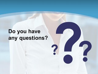 A Woman In A White Shirt Is Smiling For The Camera PowerPoint Template