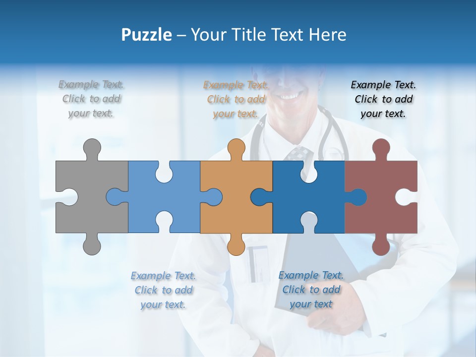 Closeup Face Y PowerPoint Template