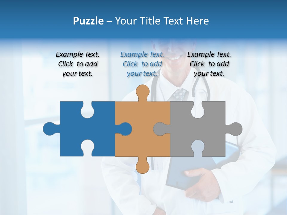 Closeup Face Y PowerPoint Template