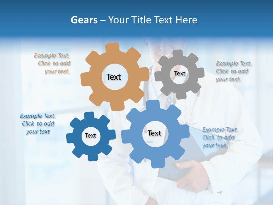 Closeup Face Y PowerPoint Template