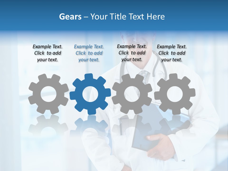 Closeup Face Y PowerPoint Template