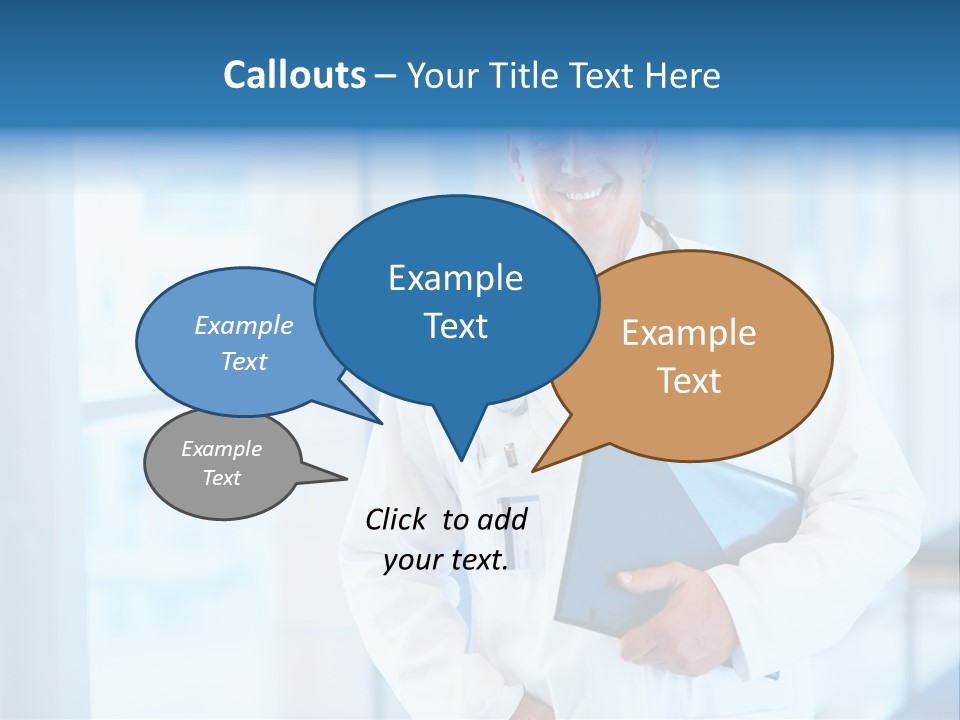 Closeup Face Y PowerPoint Template