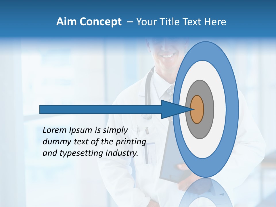 Closeup Face Y PowerPoint Template