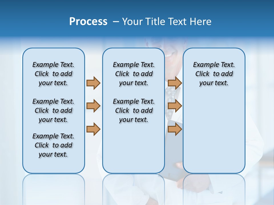 Closeup Face Y PowerPoint Template