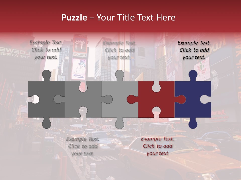 New United Taxi PowerPoint Template