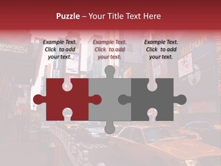 New United Taxi PowerPoint Template