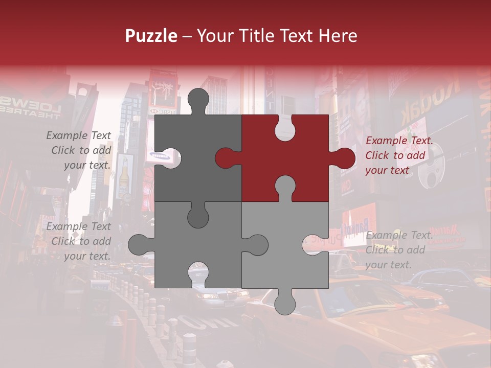New United Taxi PowerPoint Template