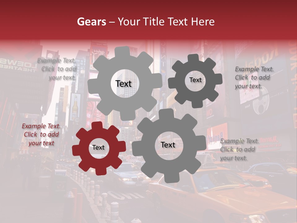 New United Taxi PowerPoint Template