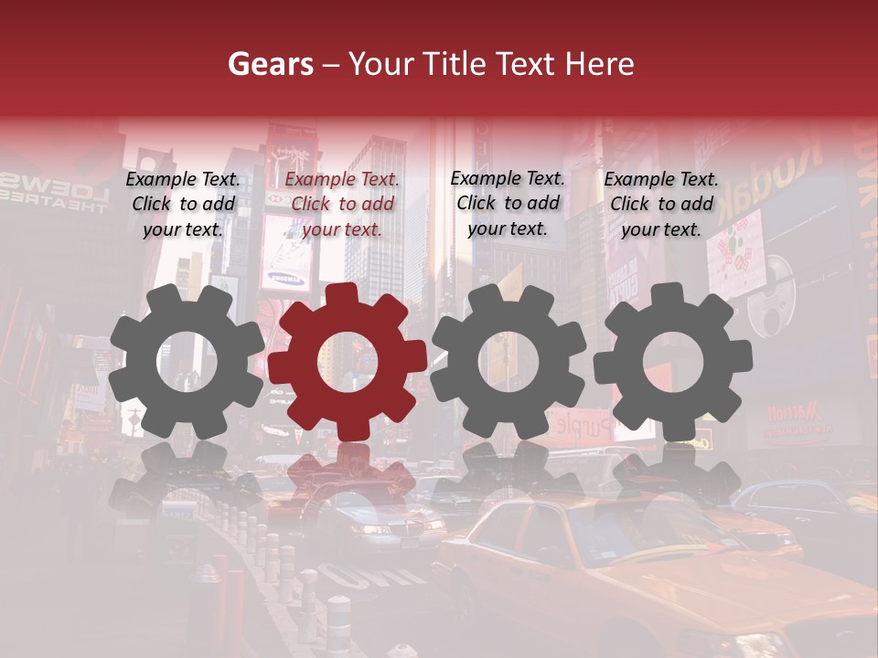 New United Taxi PowerPoint Template