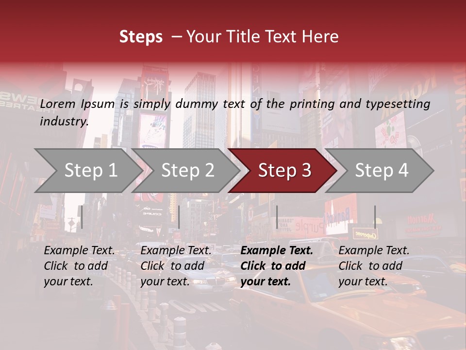 New United Taxi PowerPoint Template
