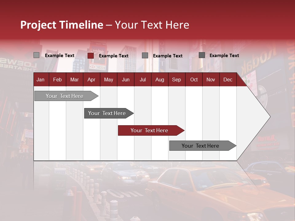 New United Taxi PowerPoint Template